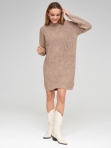 Женский вязаный свитер оверсайз, платье
